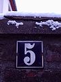 A house number